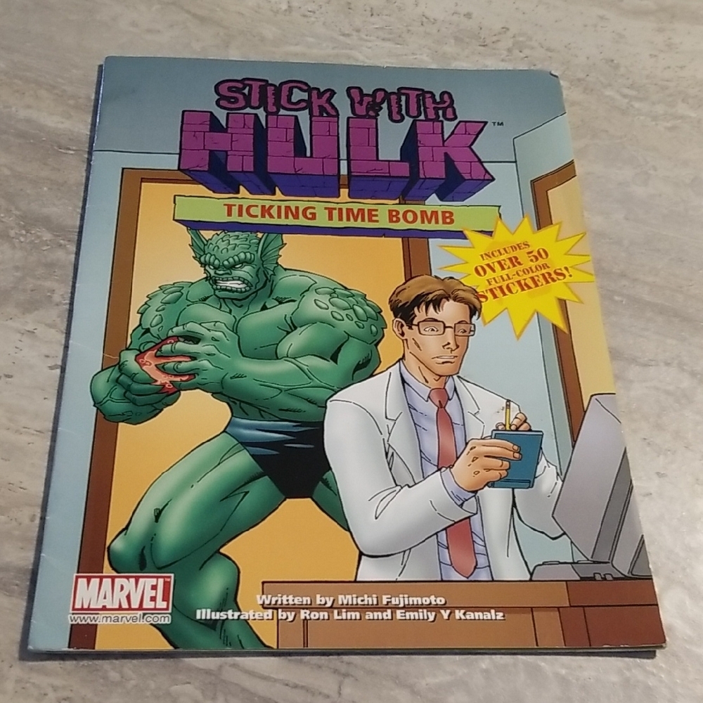 Marvel Stick with Hulk Book With Stickers